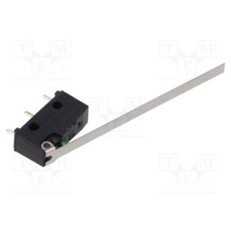 10 pcs : DB3C-C1LD - Microswitch SNAP ACTION, 0.1A/250VAC, with lever, SPDT, ON-(ON)