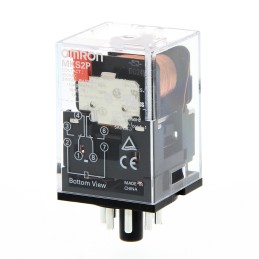 1 pcs - Omron Non-Latching Relay, 24V dc Coil, 10A Switching Current, DPDT