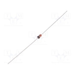 50 pcs : BZX55C2V7 R0 - Diode: Zener, 0.5W, 2.7V, 5mA, , DO35, single diode