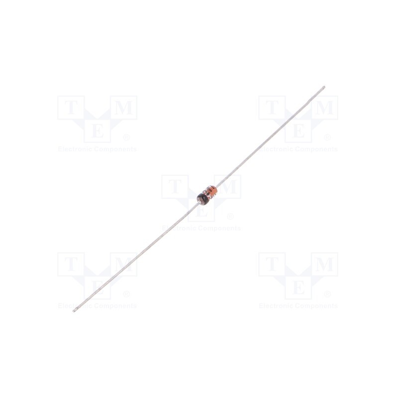 50 pcs : BZX55C2V7 R0 - Diode: Zener, 0.5W, 2.7V, 5mA, , DO35, single diode