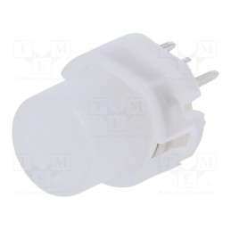 10 pcs : D6RLRDF1 LFS - Switch: push-button, Pos: 2, SPST-NO, 0.01A/35VDC, LED, red, THT