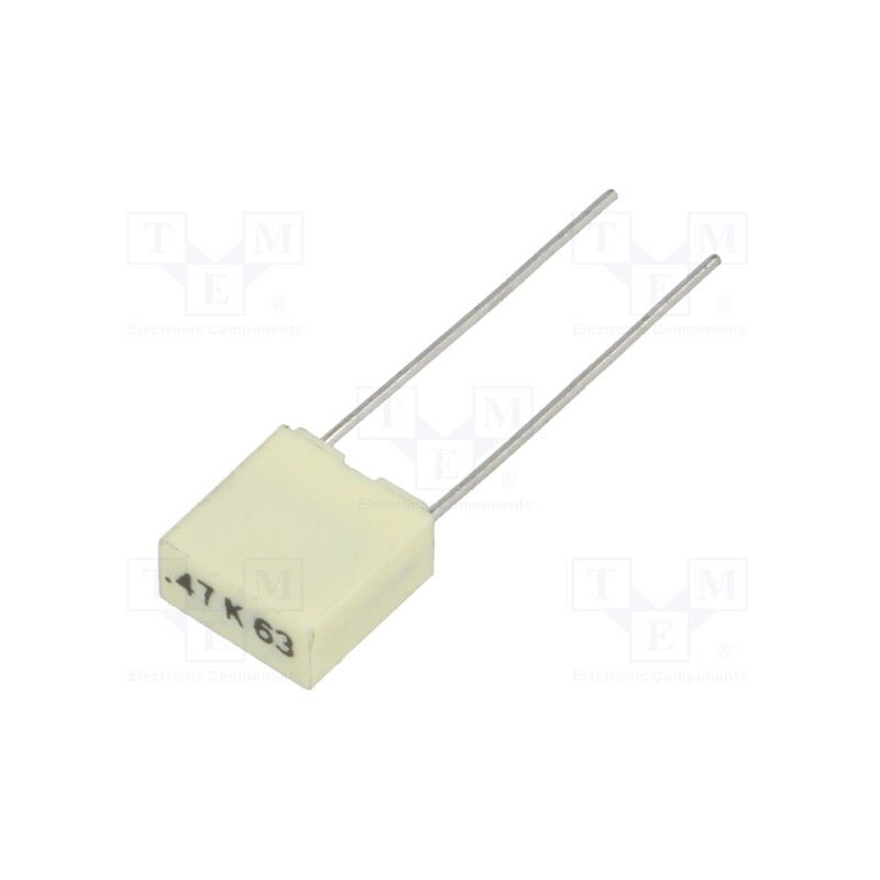 20 pcs : R82DC3470Z360K - Capacitor: polyester, 470nF, 40VAC, 63VDC, 5mm, ±10%, 7.2x3.5x7.5mm