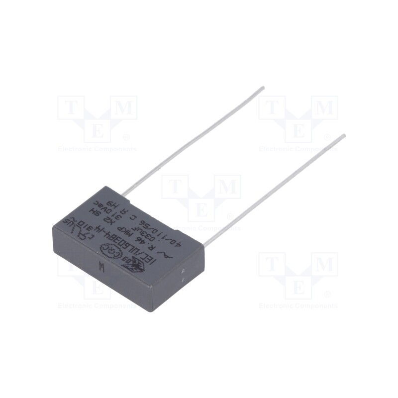 10 pcs : R463I23304001M - Capacitor: polypropylene, 33nF, 18x5x11mm, THT, ±20%, 15mm, 630VDC