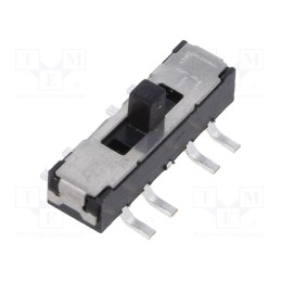 10 pcs : MMS 238 T - Switch: slide, Pos: 3, SP3T, 0.3A/6VDC, ON-ON-ON, PCB, -40÷85°C, 70mΩ