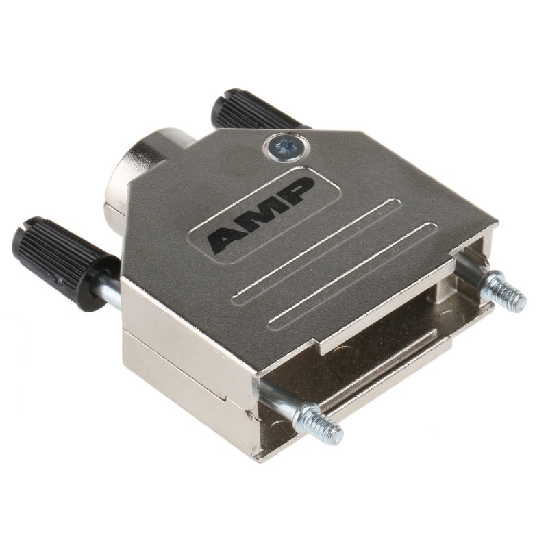 25 pcs - TE Connectivity ADK Series Zinc D Sub Backshell, 15 Way, Strain Relief