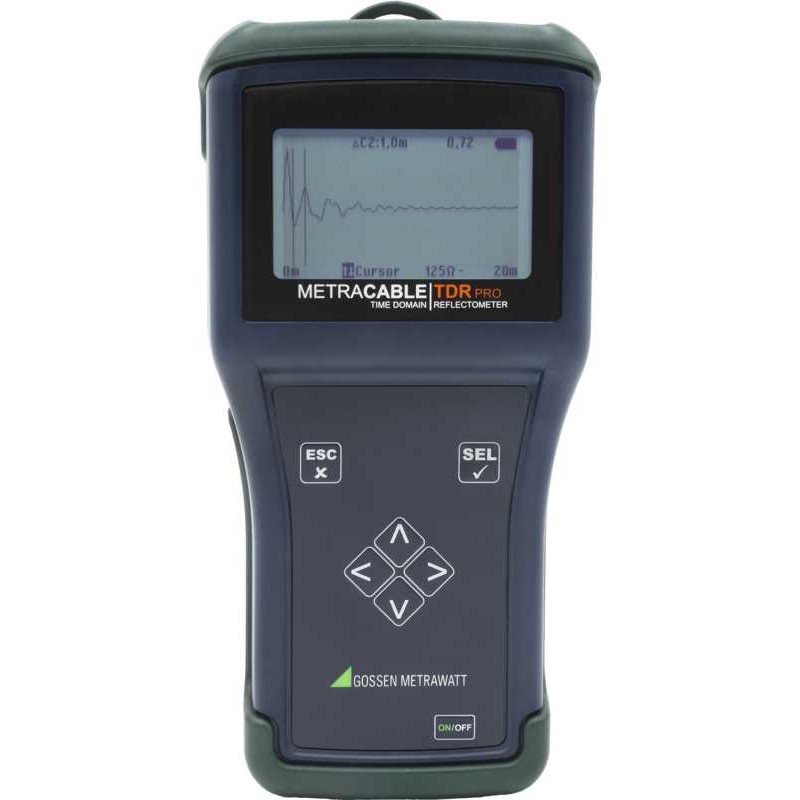 1 pcs - Gossen Metrawatt M281A-METRACABLE TDR Pro - Time Domaine Reflektometer Time Domain Reflectometers, 14000m, Bluetooth