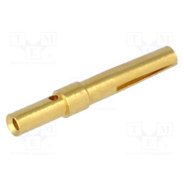 10 pcs : 9670005476 - Contact, female, gold-plated, 0.13÷0.33mm2, 26AWG÷22AWG, crimped