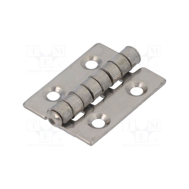 10 pcs : ZAW-A-30X40X1.5-A2 - Hinge, Width: 30mm, A2 stainless steel, H: 40mm