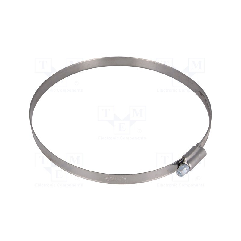 10 pcs : DD2140 - Worm gear clamp, W: 12mm, Clamping: 140÷160mm, DD, W2, DIN 3017