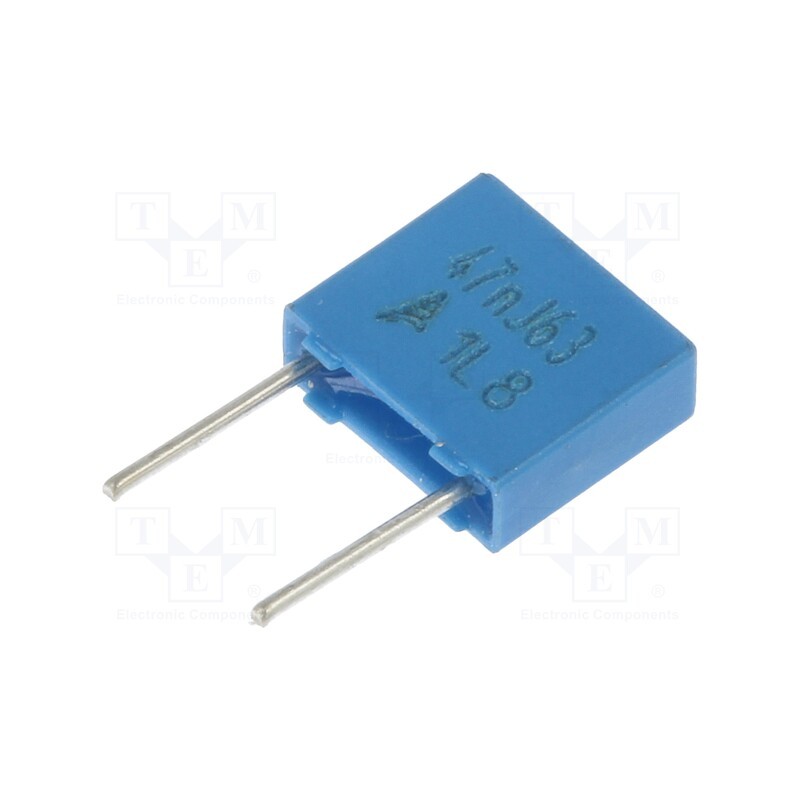 50 pcs : B32529C0473J000 - Capacitor: polyester, 0.047uF, 40VAC, 63VDC, 5mm, ±5%, -55÷125°C