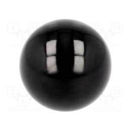 10 pcs : DIN319-KU-40-M10-C - Ball knob, Ø: 40mm, Int.thread: M10, 15mm