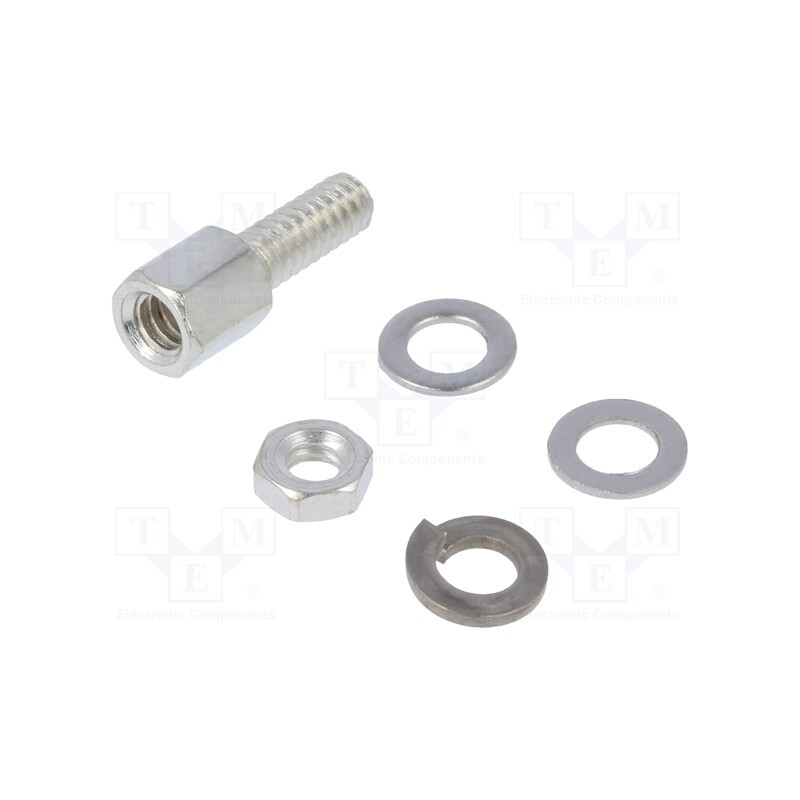 10 set : 9670009922 - Set of screws for D-Sub, UNC 4-40, Screw length: 13mm