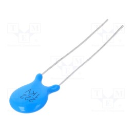 50 pcs : CCH-2N2/1000V - Capacitor: ceramic, 2.2nF, 1kV, Y5P, ±10%, THT, 5mm