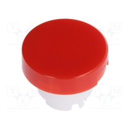 10 pcs : AT3002CB - Cap, YB series, Ø15x12.2mm, red-white, YB