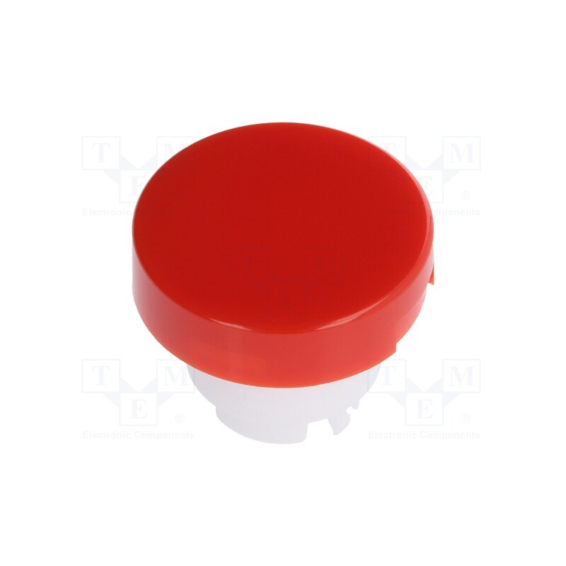 10 pcs : AT3002CB - Cap, YB series, Ø15x12.2mm, red-white, YB