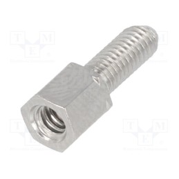 20 pcs : 9670019954 - Threaded head screw, M3,UNC 4-40, Screw length: 13m