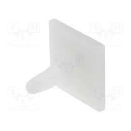 50 pcs : FIX-LCBSB-6.4 - PCB distance, polyamide, L: 6.4mm, self-adhesive,snap fastener