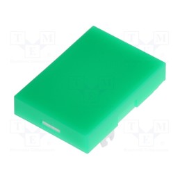 10 pcs : AT3003FB - Cap, YB series, 21x15x12.2mm, green, YB