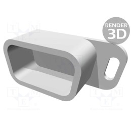 10 pcs : 9670090711 - Protection cover, PIN: 9, D-Sub 9pin,D-Sub HD 15pin, female