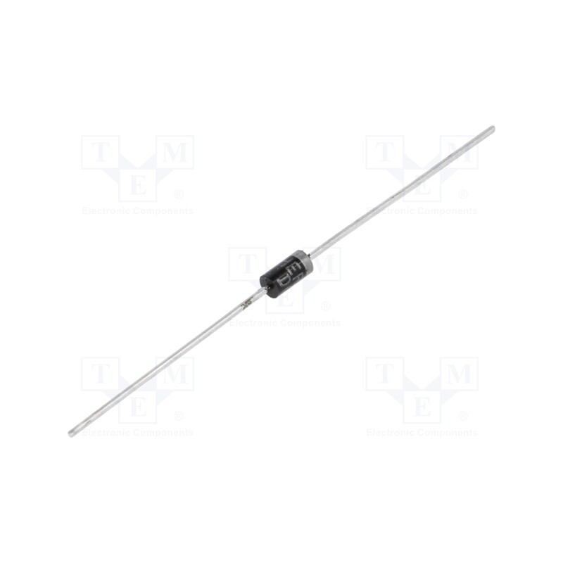 50 pcs : HER101 - Diode: rectifying, THT, 50V, 1A, , Ifsm: 30A, DO41, Ufmax: 1V