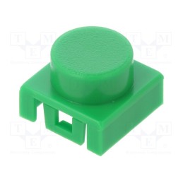 20 pcs : BTN K02 50 - Button, green, KSA,KSL