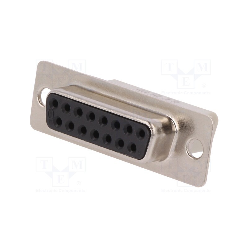 10 pcs : 9670154701 - D-Sub, PIN: 15, plug, female, Type: w/o contacts