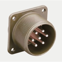 1 pcs - JAE 3 Way Box Mount MIL Spec Circular Connector Receptacle, Pin Contacts,Shell Size 14S