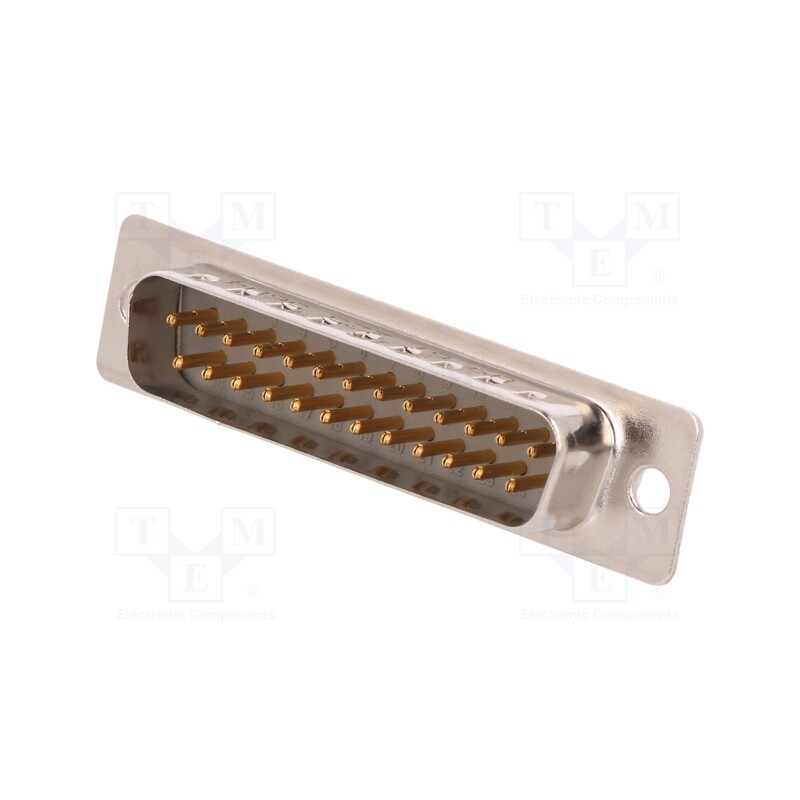 10 pcs : 9672255604 - D-Sub, PIN: 25, plug, male, soldering