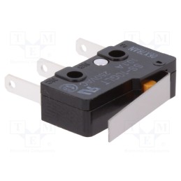10 pcs : SS-10GLT - Microswitch SNAP ACTION, 10A/250VAC, with lever, SPDT, ON-(ON)