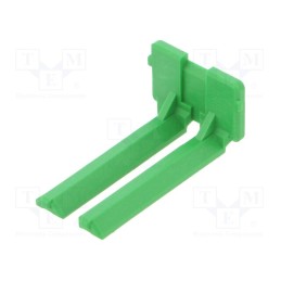 10 pcs : 967632-1 - Secondary lock, JPT,MCP 2.8, PIN: 12, green