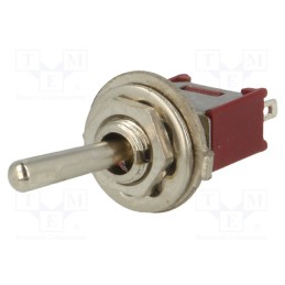 10 pcs : TSSM1032A1 - Switch: toggle, Pos: 3, SP3T, ON-OFF-ON, 1A/250VAC, -55÷65°C, 20mΩ