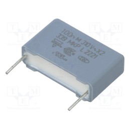 10 pcs : BFC233923104 - Capacitor: polypropylene, 100nF, 5x11x17.5mm, THT, ±20%, 15mm