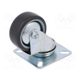 10 pcs : JDPE 0501 1001 - Transport wheel, Ø: 50mm, W: 20mm, H: 68mm, torsional, 40kg