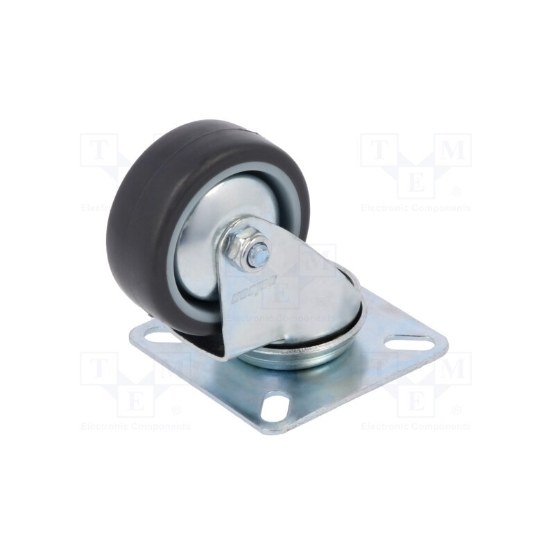 10 pcs : JDPE 0501 1001 - Transport wheel, Ø: 50mm, W: 20mm, H: 68mm, torsional, 40kg