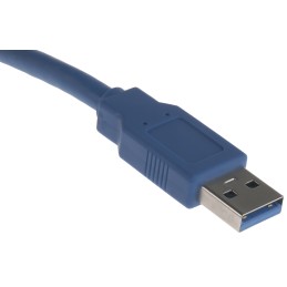 1 pcs - RS PRO USB 3.0 Cable, Male USB A to Male USB B Cable, 5m