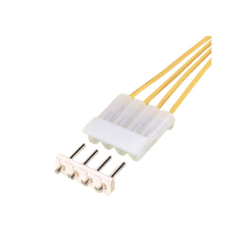 20 pcs - JST SV Series Top Entry Through Hole Pin Header, 4 Contact(s), 5.0mm Pitch, 1 Row(s), Unshrouded