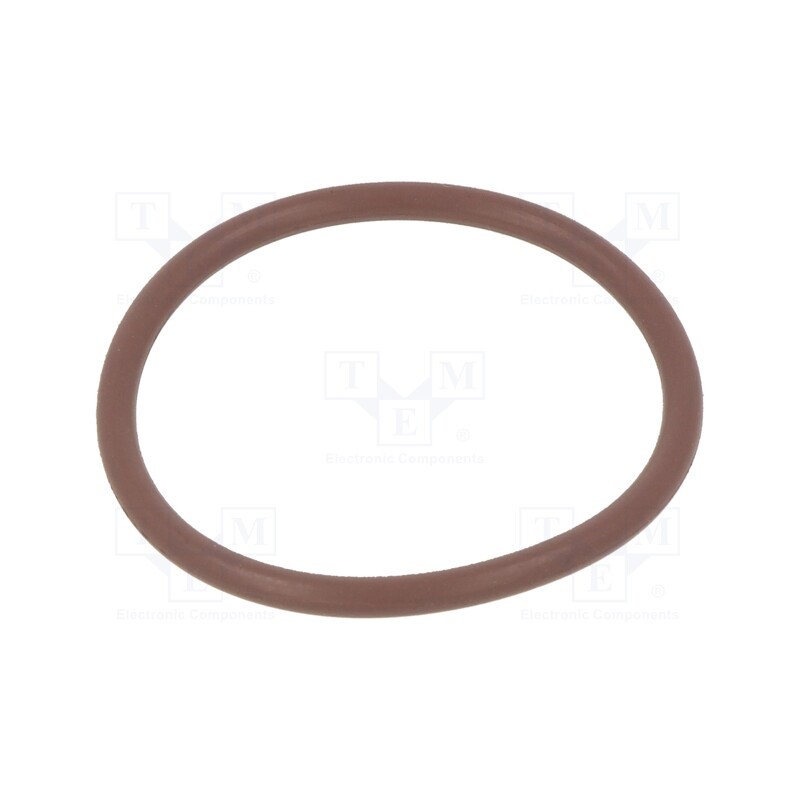 50 pcs : 01-0025.00X2 ORING 80FPM BROWN - O-ring gasket, FPM, Thk: 2mm, Øint: 25mm, brown, -20÷200°C