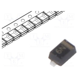 10 pcs : PESD5Z5.0,115 - Diode: TVS, 180W, 6.2V, 10A, unidirectional, SOD523