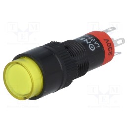 10 pcs : LAS3Y-11Z/230/Y - Switch: push-button, Pos: 2, SPDT, 0.5A/250VAC, 1A/24VDC, ON-ON
