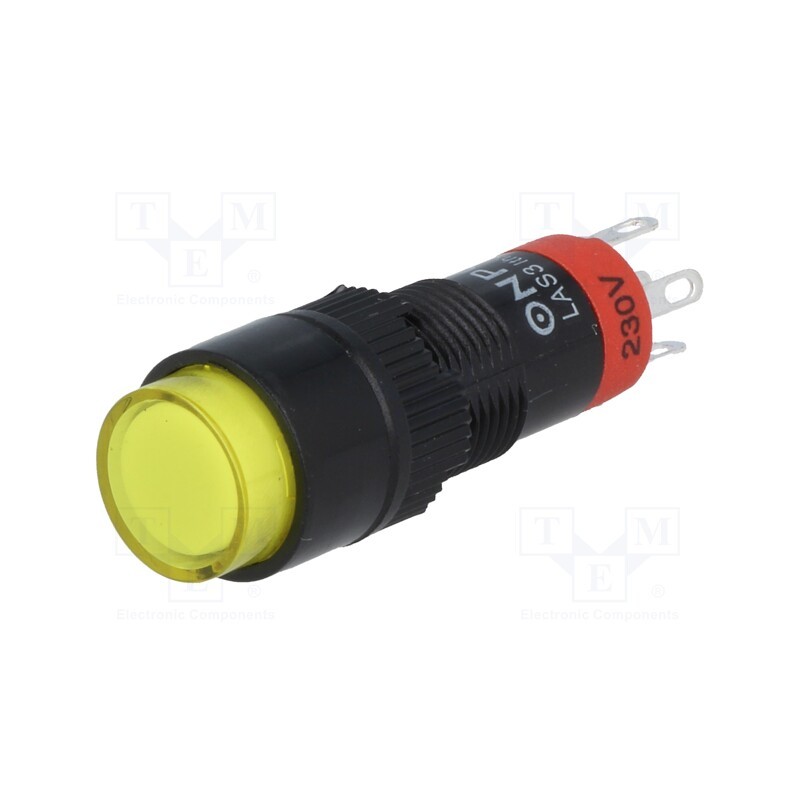 10 pcs : LAS3Y-11Z/230/Y - Switch: push-button, Pos: 2, SPDT, 0.5A/250VAC, 1A/24VDC, ON-ON
