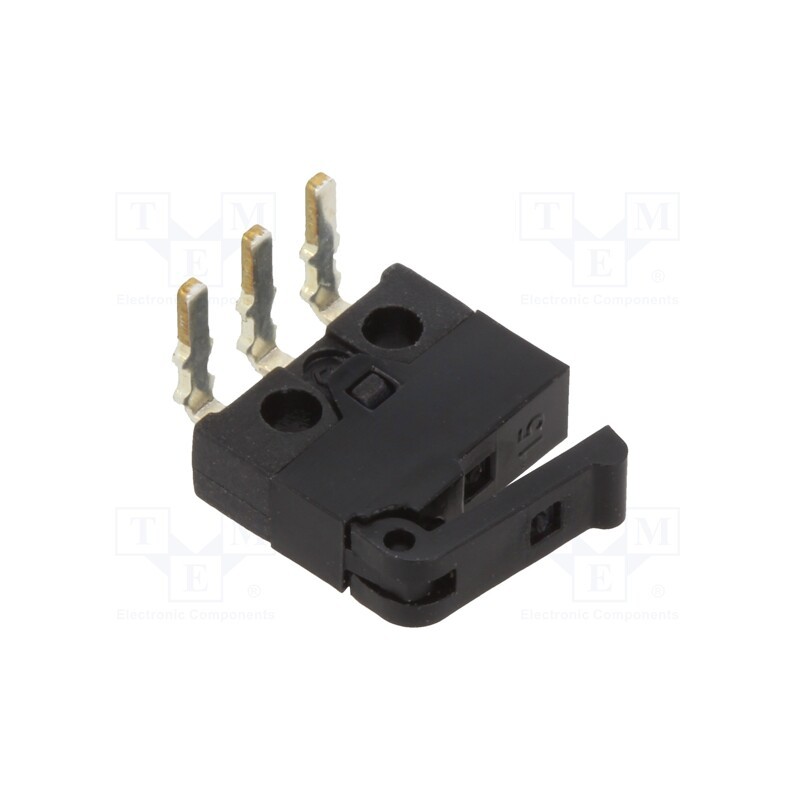 10 pcs : DM SSM01 DL2 - Microswitch SNAP ACTION, 0.5A/30VDC, SPDT, Rcont max: 100mΩ, PCB