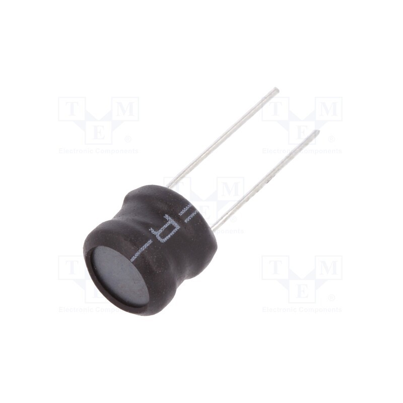 10 pcs : COIL0807-0.22 - Inductor: wire, THT, 220uH, 500mA, ±10%, Ø9.5x8.5mm, vertical