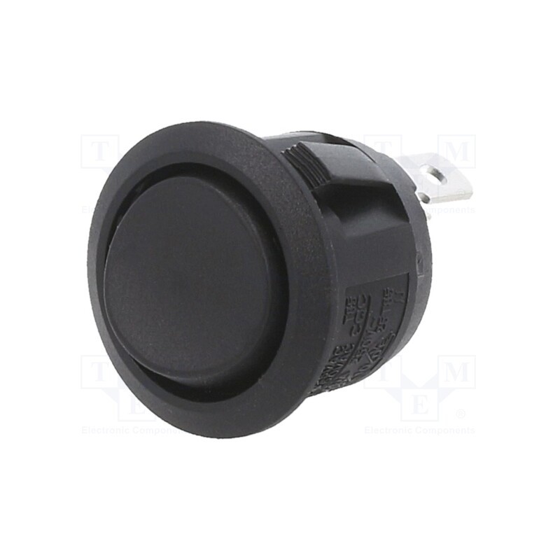 10 pcs : RA1-1D-DC-2-B - ROCKER, SPDT, Pos: 2, ON-ON, 10A/28VDC, black, none, Rcont max: 50mΩ