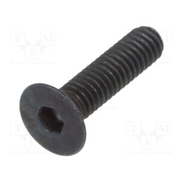 500 pcs : 1480294 - Screw, M2.5x10, 0.45, Head: countersunk, hex key, HEX 1,5mm, steel