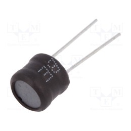 10 pcs : COIL0807-0.33 - Inductor: wire, THT, 330uH, 800mA, ±10%, Ø9.5x8.5mm, vertical