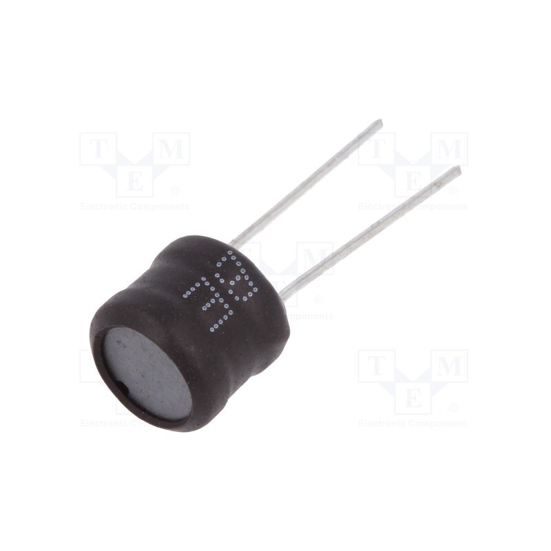 10 pcs : COIL0807-0.33 - Inductor: wire, THT, 330uH, 800mA, ±10%, Ø9.5x8.5mm, vertical