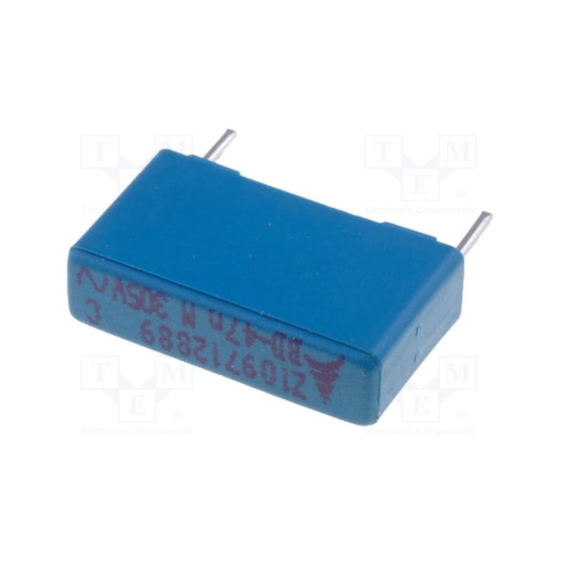 20 pcs : B32922C3473M - Capacitor: polypropylene, 47nF, 5x10.5x18mm, THT, ±20%, 15mm
