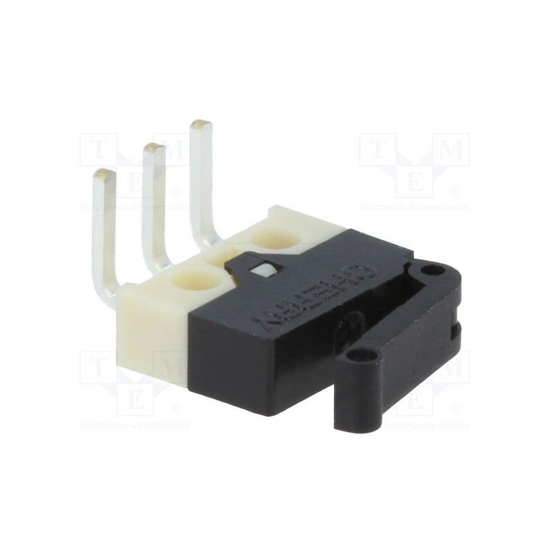 10 pcs : DH2C-C6PA - Microswitch SNAP ACTION, 0.5A/30VDC, cam follower lever, SPDT