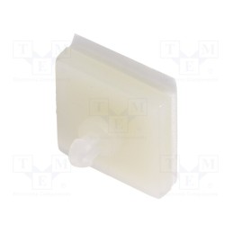 50 pcs : 8GB07V41024 - PCB distance, polyamide, L: 4.8mm, self-adhesive,snap fastener