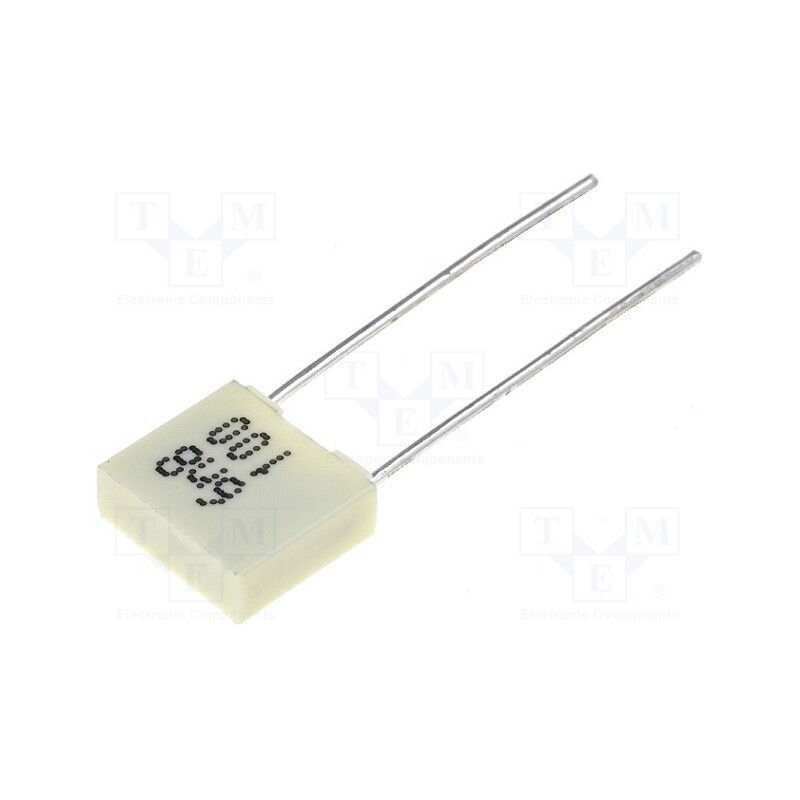 50 pcs : R82EC1680DQ50K - Capacitor: polyester, 6.8nF, 63VAC, 100VDC, 5mm, ±10%, -55÷105°C